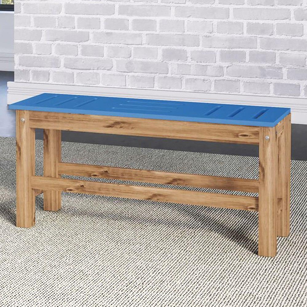 Manhattan Comfort Mid- Century Modern 2-Piece Stillwell 37.8" Bench