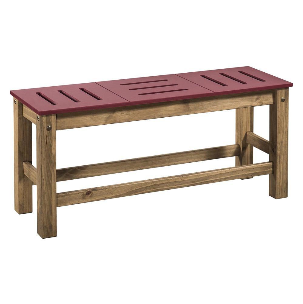 Manhattan Comfort Mid- Century Modern 2-Piece Stillwell 37.8" Bench