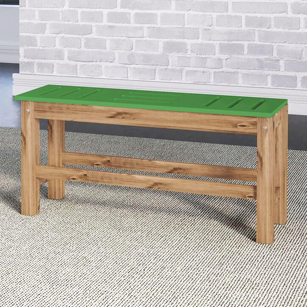 Manhattan Comfort Mid- Century Modern 2-Piece Stillwell 37.8" Bench