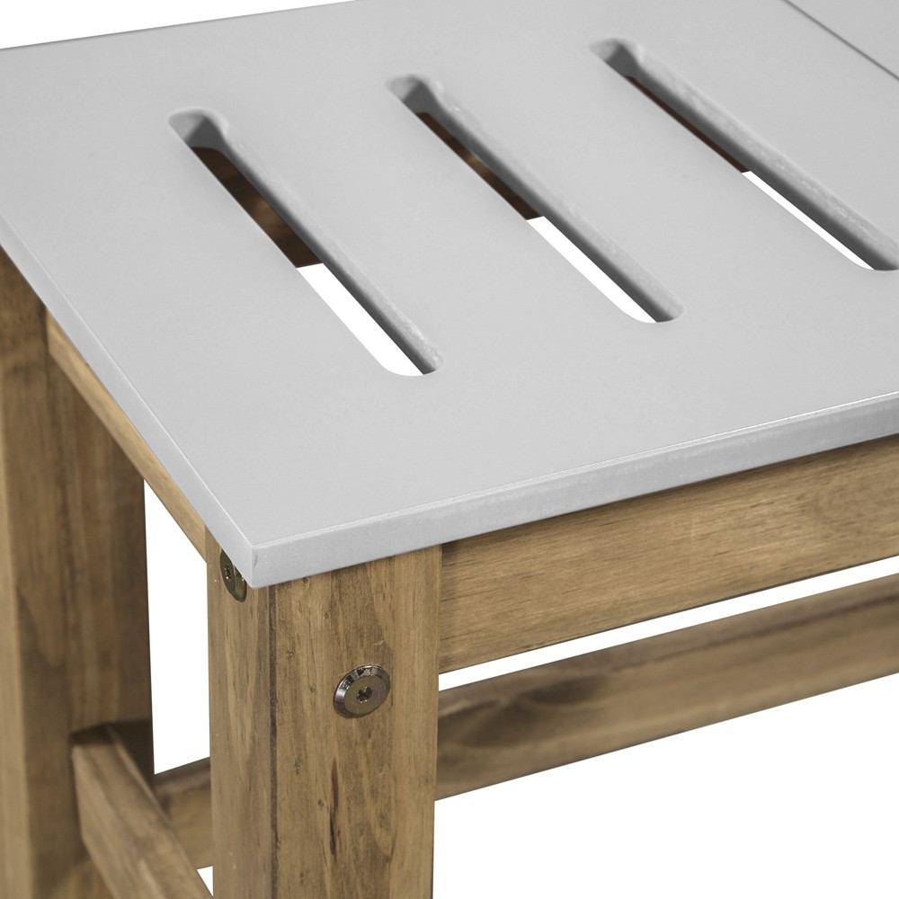 Manhattan Comfort Mid- Century Modern 2-Piece Stillwell 37.8" Bench