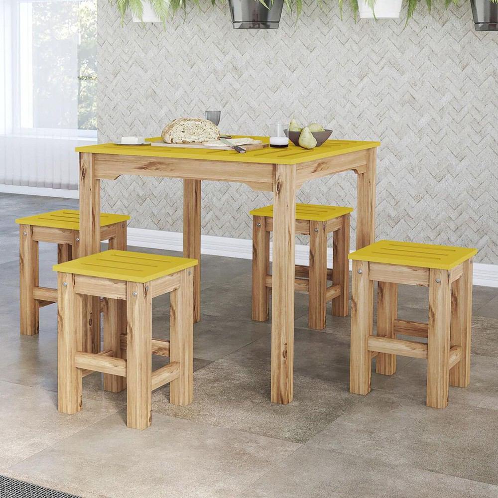 Manhattan Comfort Mid - Century Modern Stillwell 31.5" Square Table