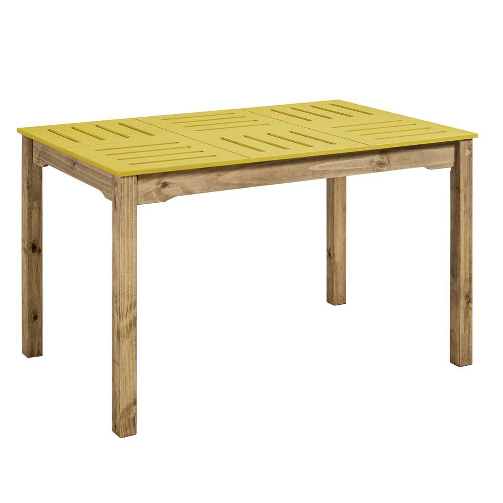 Manhattan Comfort Mid - Century Modern Stillwell 47.25" Rectangular Table