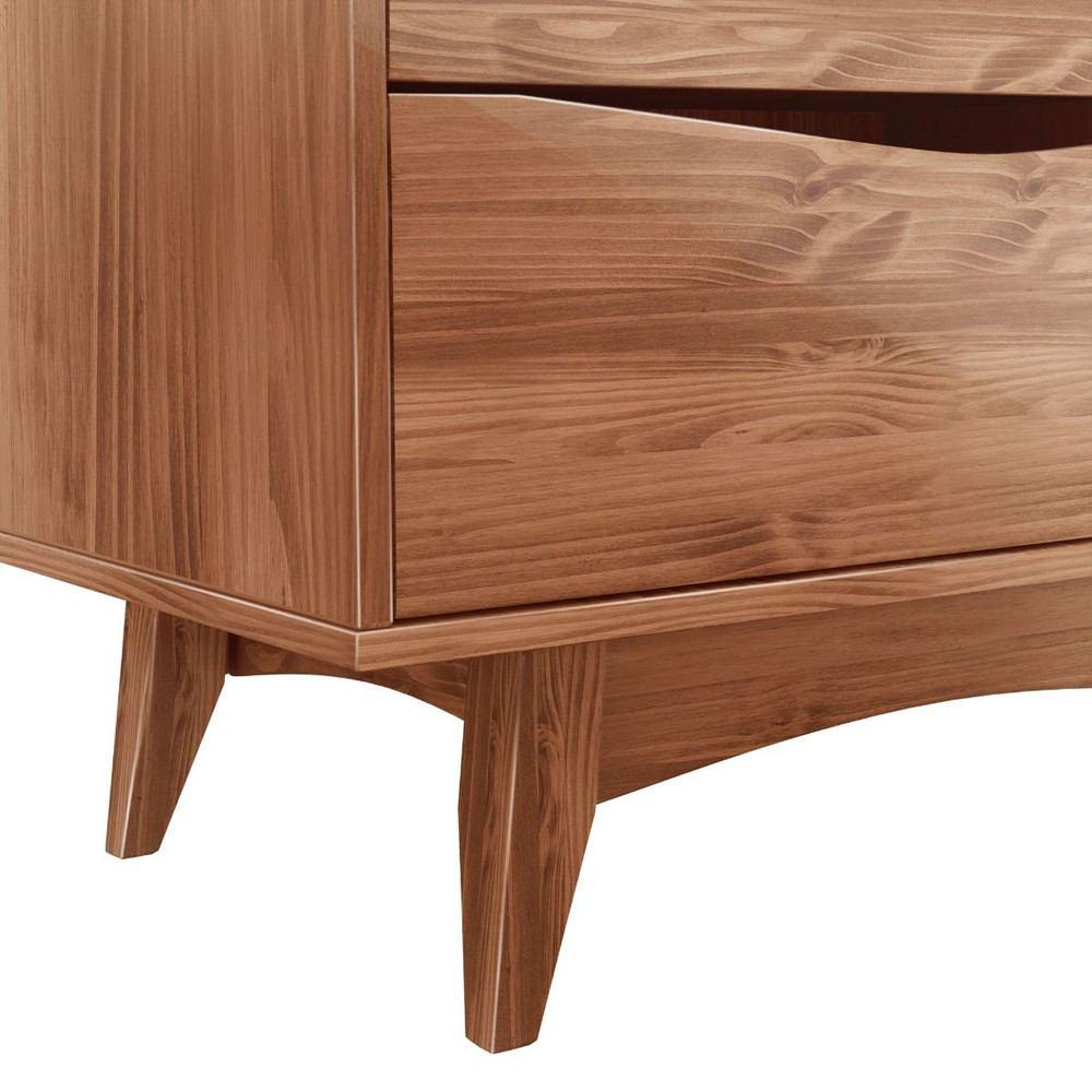 Manhattan Comfort Modern Rustic 4-Drawer Hamilton 35.03" Wide Dresser