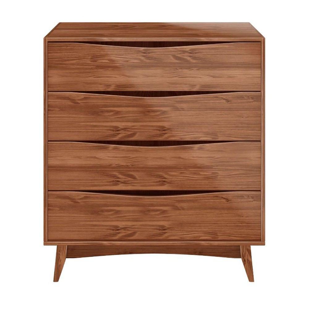 Manhattan Comfort Modern Rustic 4-Drawer Hamilton 35.03" Wide Dresser