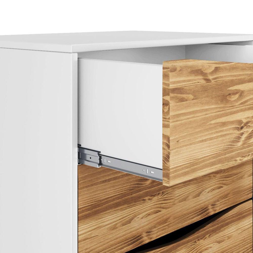 Manhattan Comfort Modern Rustic 4-Drawer Hamilton 35.03" Wide Dresser