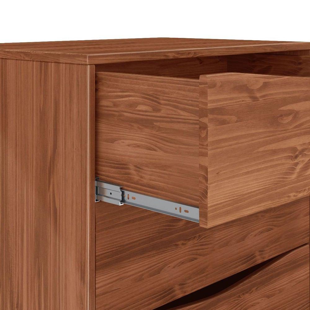 Manhattan Comfort Modern Rustic 6-Drawer Hamilton 53.54" Tall Dresser