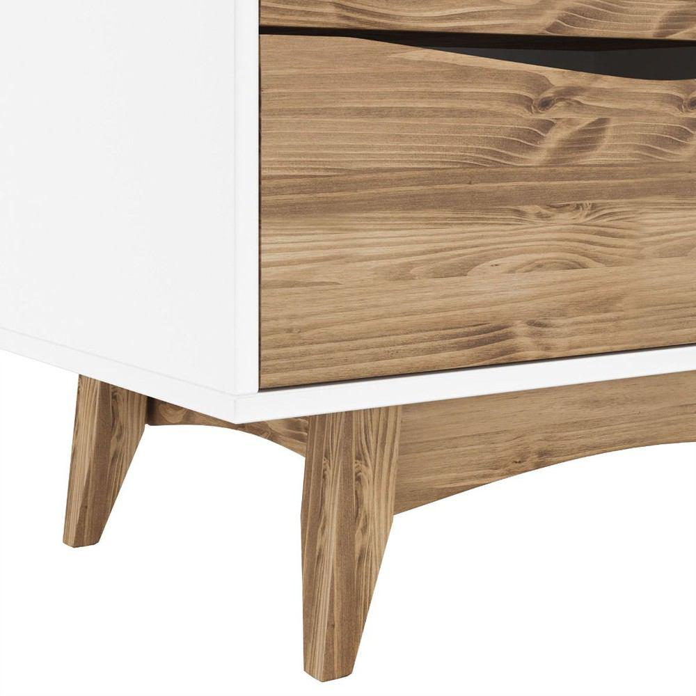 Manhattan Comfort Modern Rustic 6-Drawer Hamilton 53.54" Tall Dresser