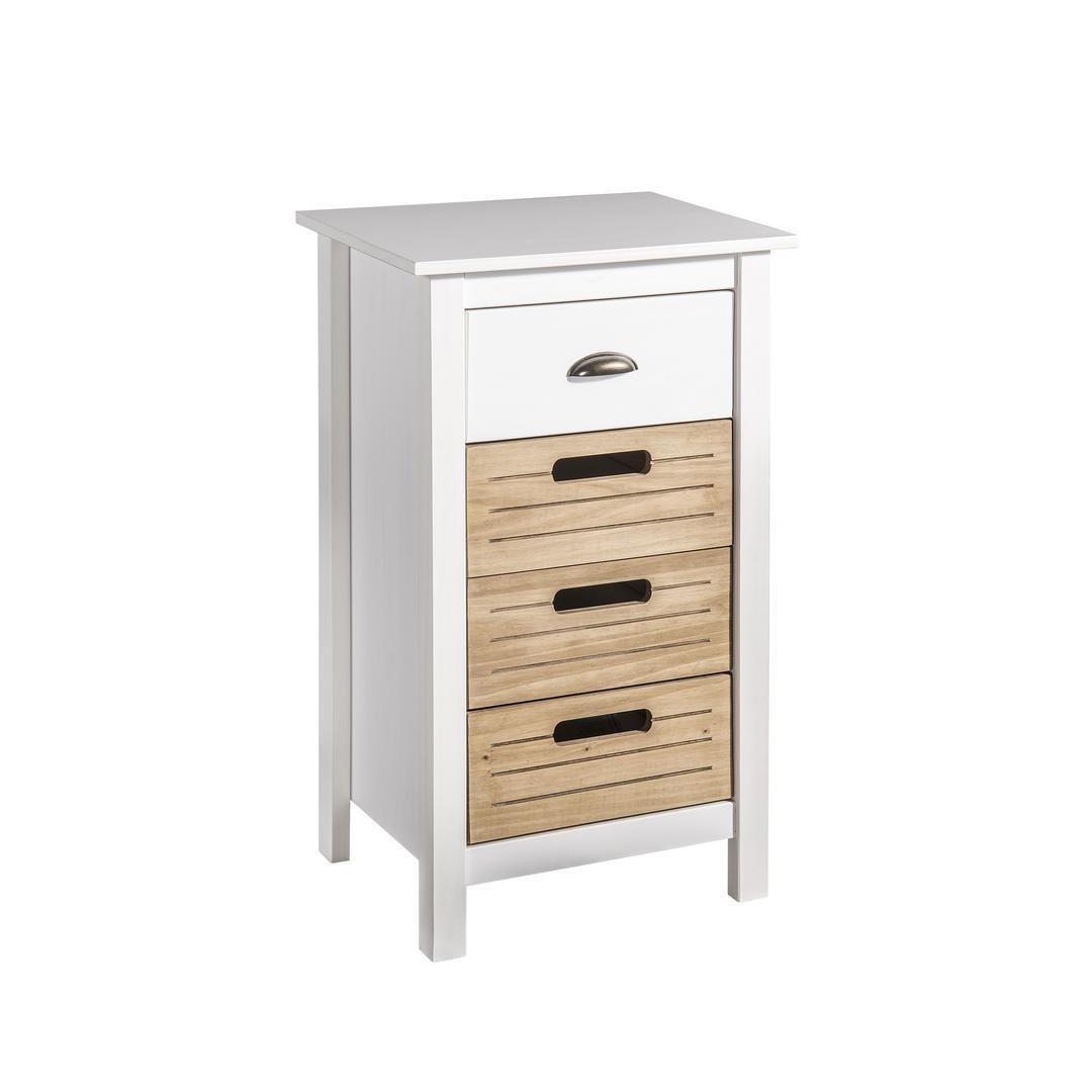 Manhattan Comfort Mid-Century Modern-Rustic 4-Drawer Irving 31.49" Tall Dresser