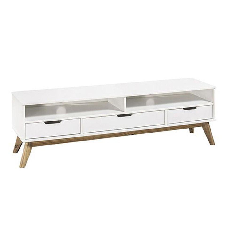 Manhattan Comfort Mid- Century Modern 3-Drawer Vandalia 55.11" TV Stand 1.0