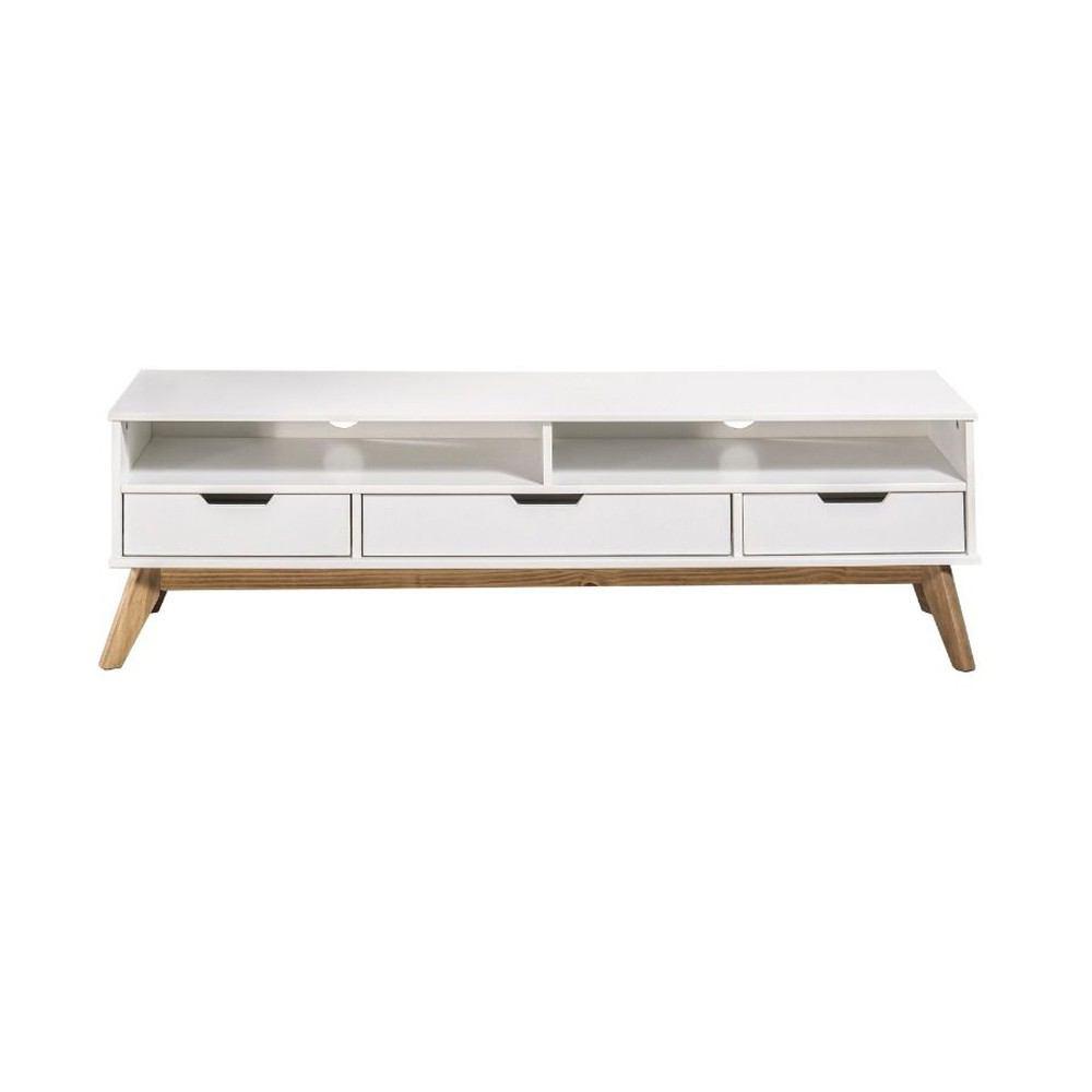 Manhattan Comfort Mid- Century Modern 3-Drawer Vandalia 55.11" TV Stand 1.0