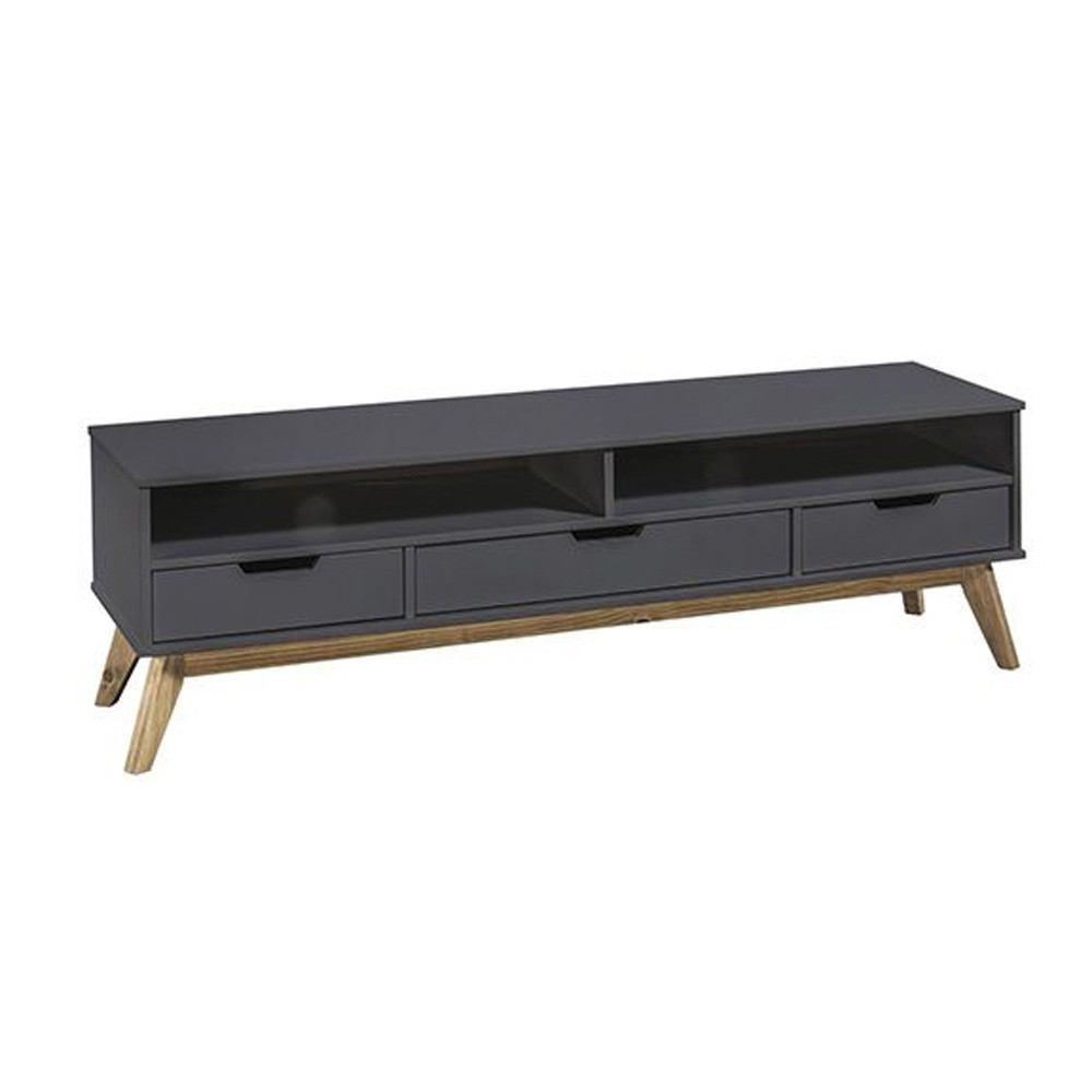 Manhattan Comfort Mid- Century Modern 3-Drawer Vandalia 55.11" TV Stand 1.0