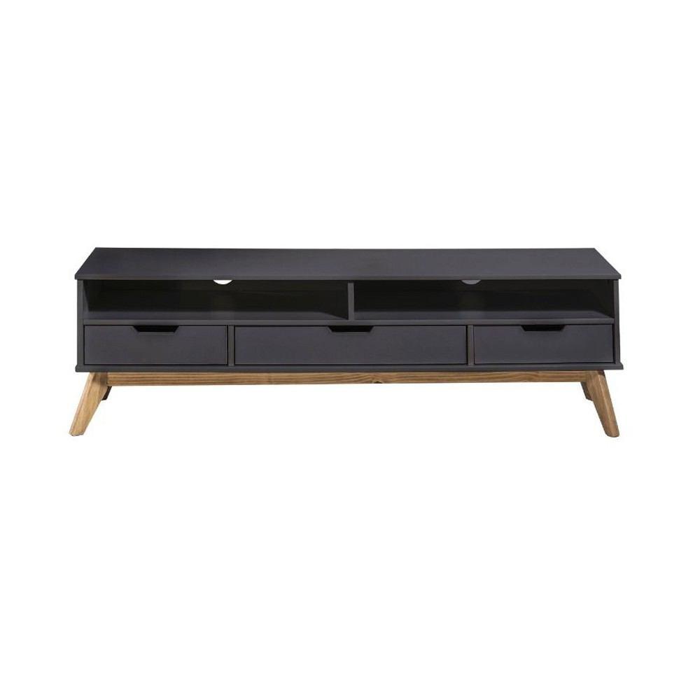 Manhattan Comfort Mid- Century Modern 3-Drawer Vandalia 55.11" TV Stand 1.0
