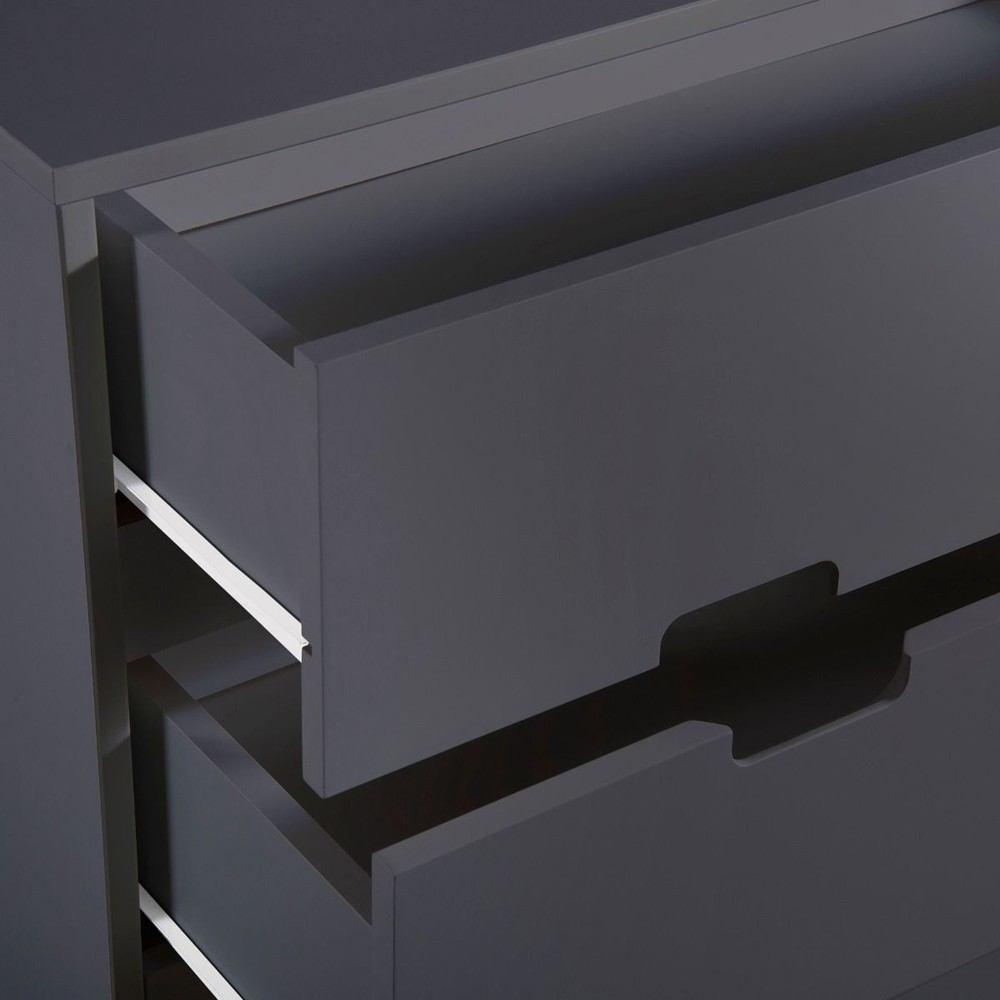 Manhattan Comfort Modern 2-Drawer Glenmore Nightstand