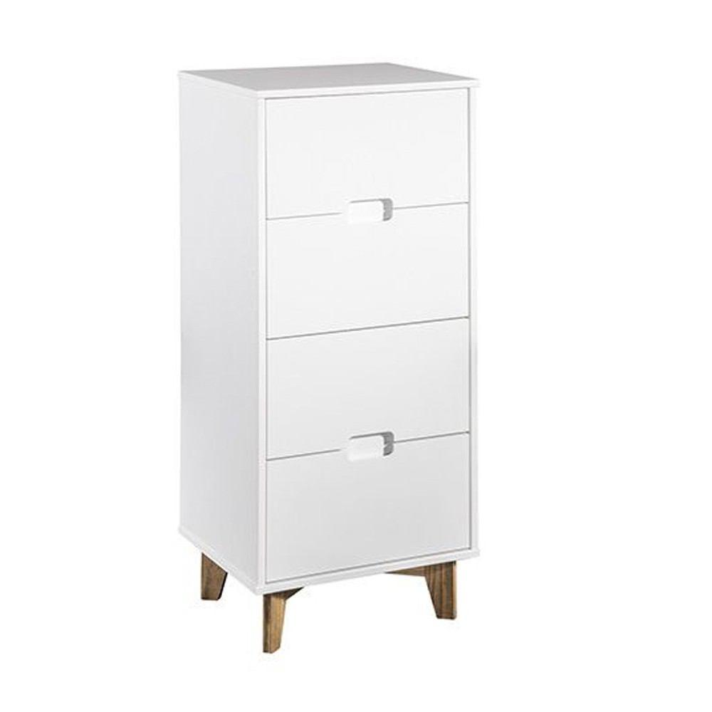 Manhattan Comfort Modern 4-Drawer Glenmore 41.14" Tall Dresser