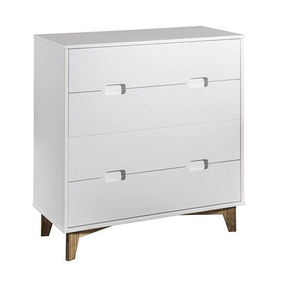 Manhattan Comfort Modern 4-Drawer Glenmore 31.49" Wide Dresser