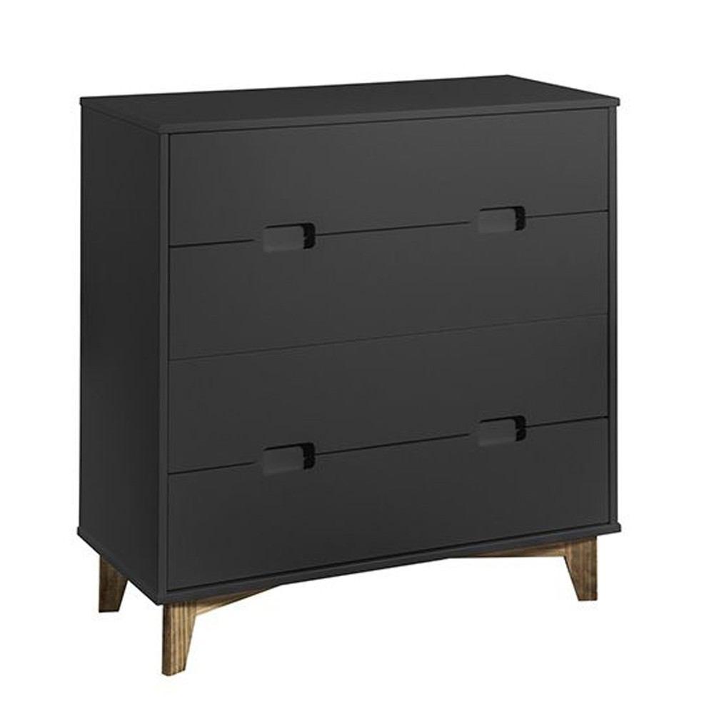 Manhattan Comfort Modern 4-Drawer Glenmore 31.49" Wide Dresser
