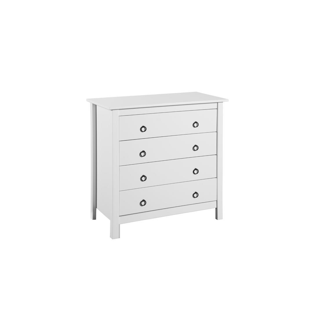 Manhattan Comfort Modern Country 4-Drawer Sullivan 31.1" Double Dresser