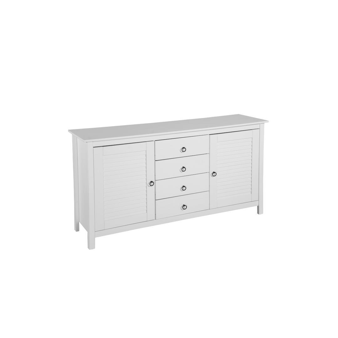 Manhattan Comfort Modern Country 4-Drawer Sullivan 59.05" Dresser Chest