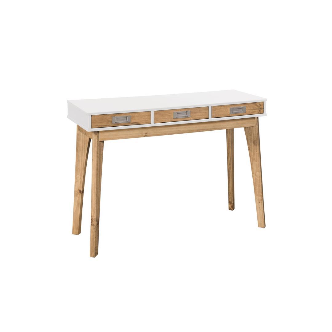 Manhattan Comfort Rustic Mid-Century Modern 3-Drawer Jackie 39.76" Entryway