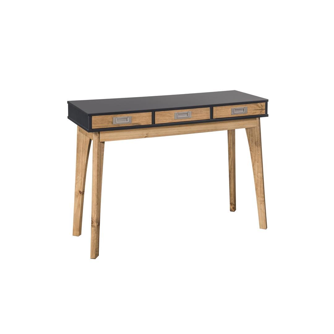 Manhattan Comfort Rustic Mid-Century Modern 3-Drawer Jackie 39.76" Entryway