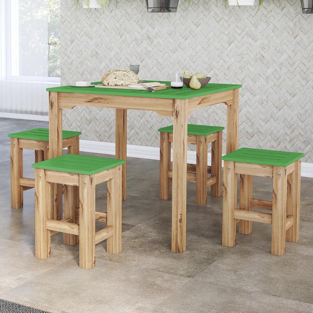 Manhattan Comfort 5-Piece Stillwell 31.5" Square Dining Set