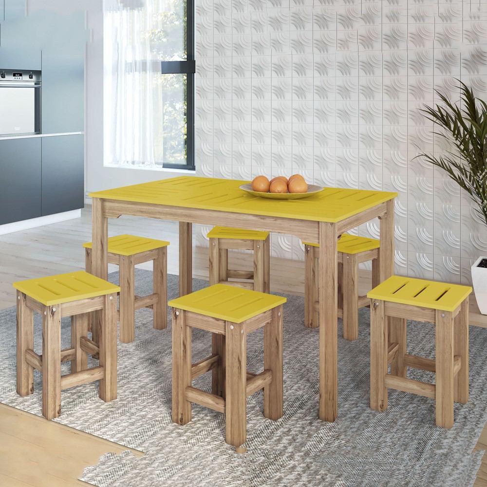 Manhattan Comfort 7 - Piece Stillwell 47.25" Rectangle Dining Set