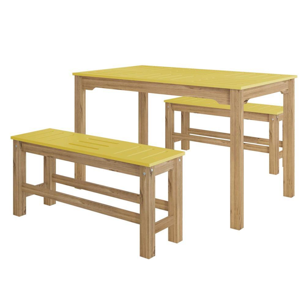 Manhattan Comfort 6 - Piece Stillwell 47.25" Rectangle Dining Set 2.0