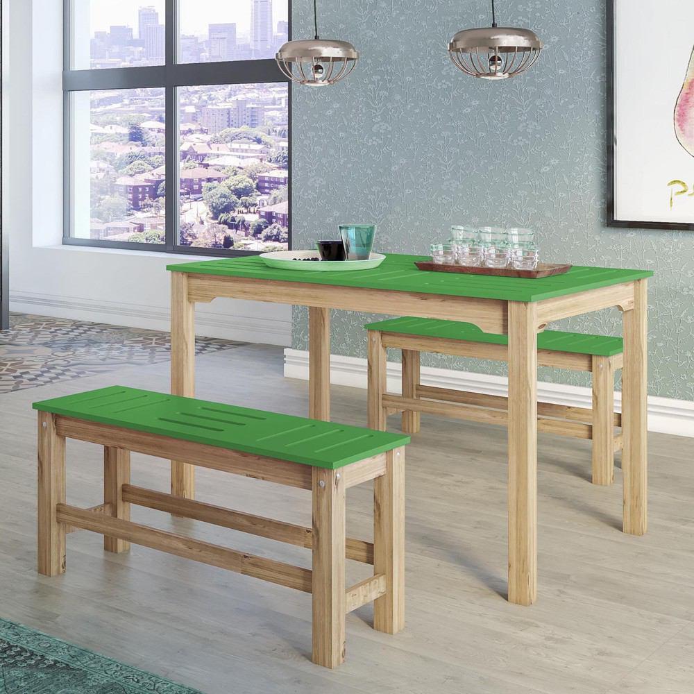 Manhattan Comfort 6 - Piece Stillwell 47.25" Rectangle Dining Set 2.0