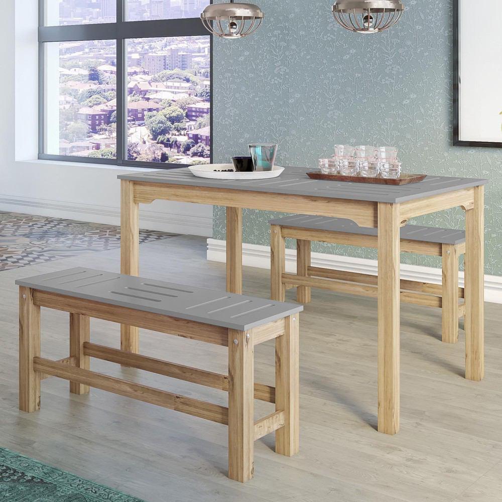 Manhattan Comfort 6 - Piece Stillwell 47.25" Rectangle Dining Set 2.0