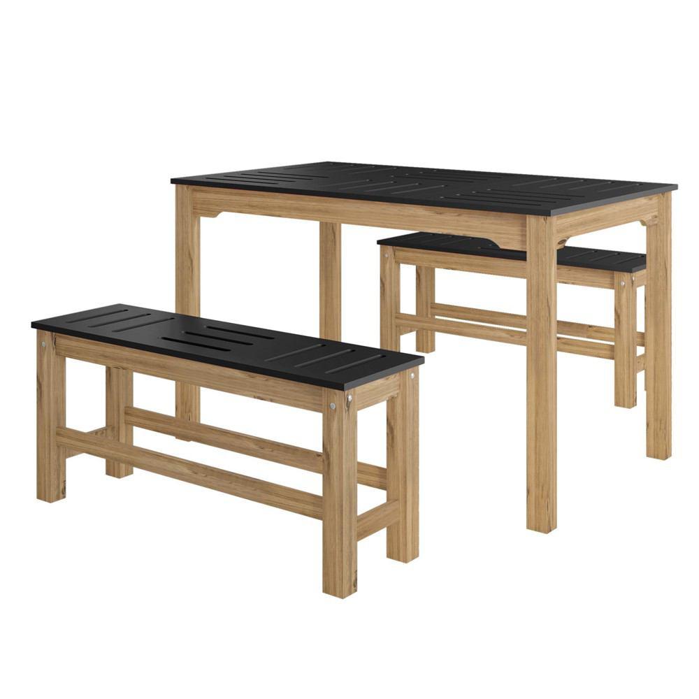 Manhattan Comfort 6 - Piece Stillwell 47.25" Rectangle Dining Set 2.0