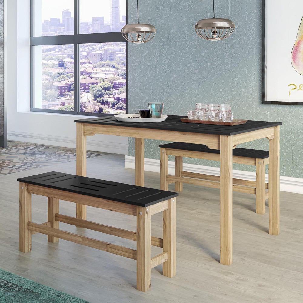 Manhattan Comfort 6 - Piece Stillwell 47.25" Rectangle Dining Set 2.0