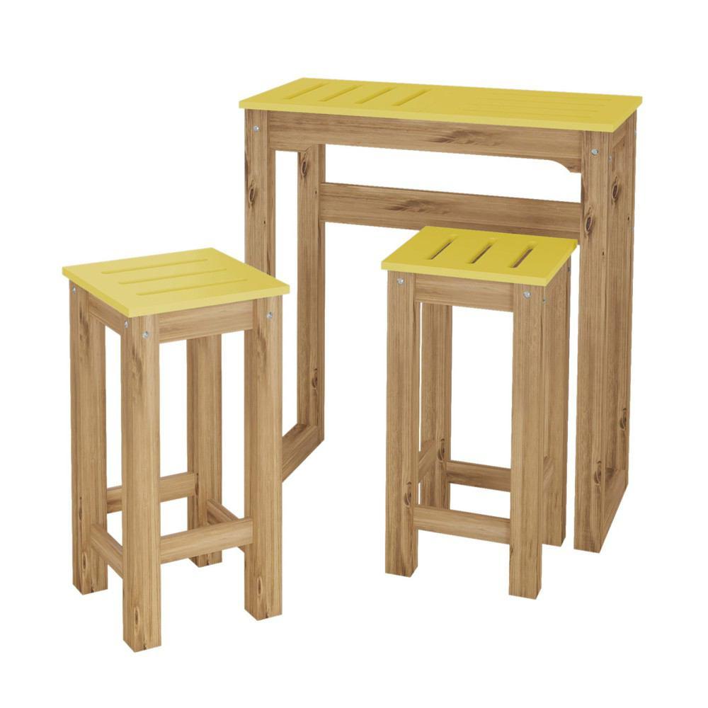 Manhattan Comfort 3 - Piece Stillwell 31.5" Bar Kitchen Set