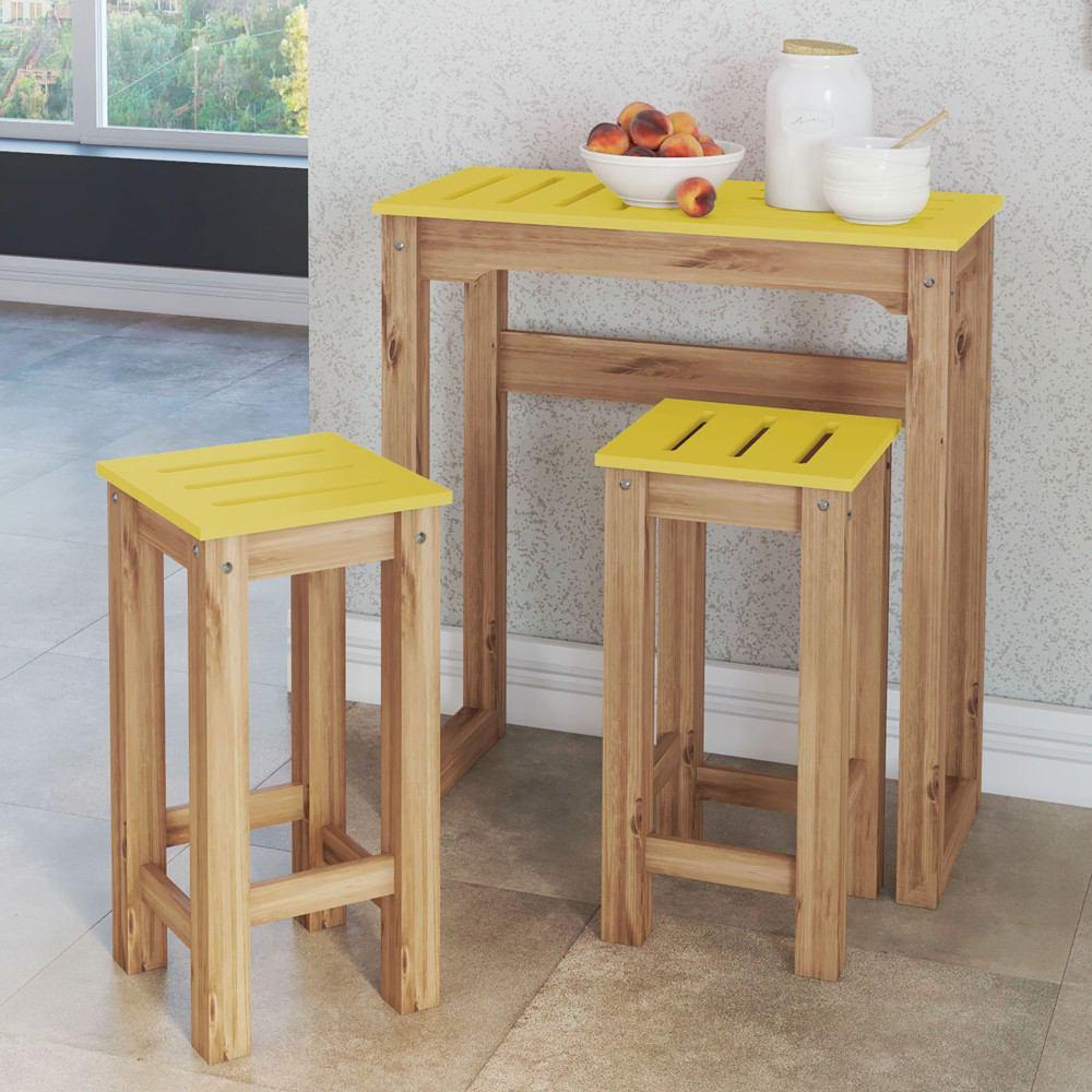 Manhattan Comfort 3 - Piece Stillwell 31.5" Bar Kitchen Set