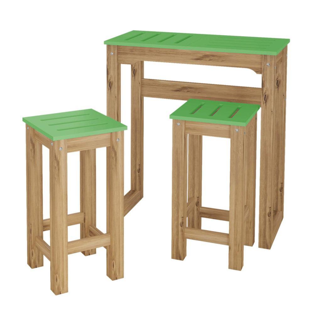 Manhattan Comfort 3 - Piece Stillwell 31.5" Bar Kitchen Set