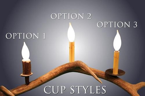 Antlerworx 12 Light Double Tier Elk Antler Chandelier (AWC-25)