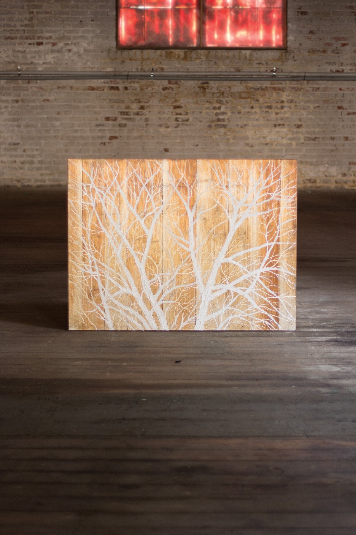 Kalalou Oil Painting - Graphic White Tree