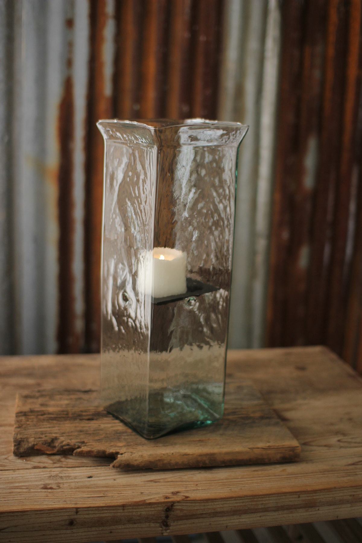 Kalalou Giant Square Candle Hurricane