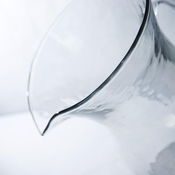 Kalalou Glass Tilted Pitcher