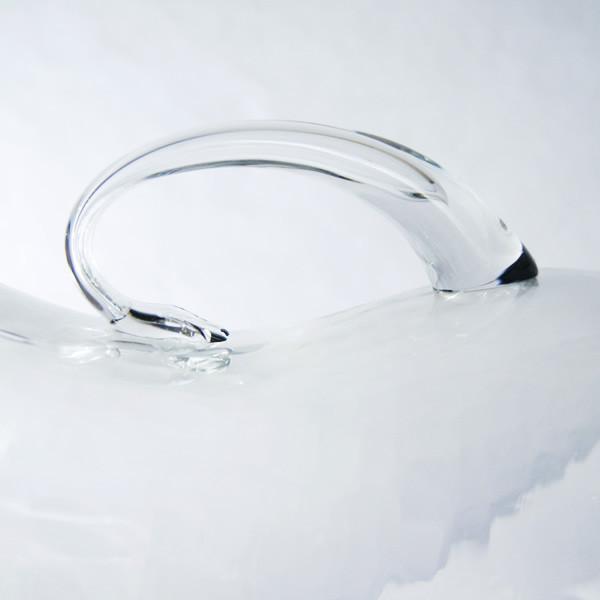 Kalalou Glass Tilted Pitcher