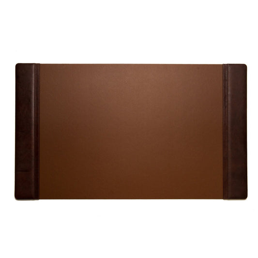 Bey-Berk Tan "Croco" Leather Desk Pad