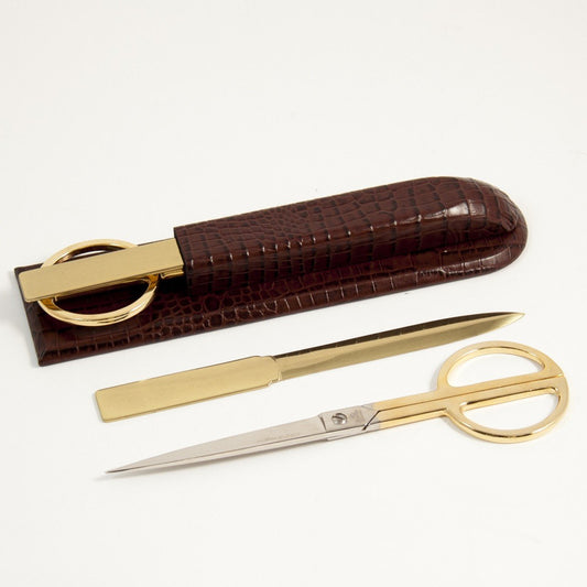 Bey-Berk Letter Opener/Scissors Library Set