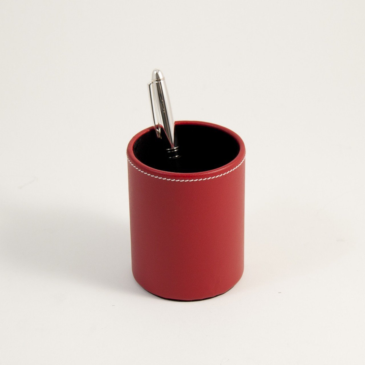 Bey-Berk Red Leather Pencil Box