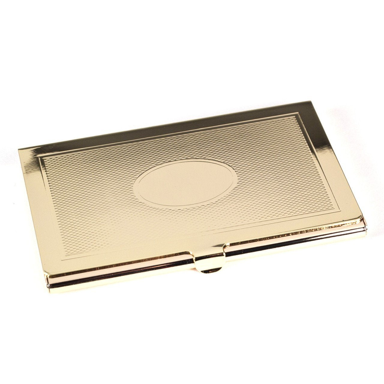 Bey-Berk Gold Plated Business Card Case