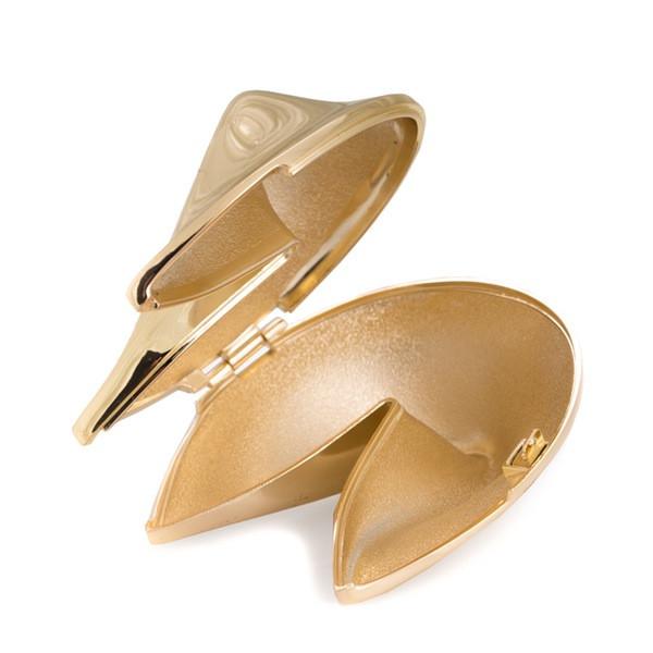 Bey-Berk Plated "Fortune Cookie" Box Desk Accessories, Bey-Berk, - Modish Store
