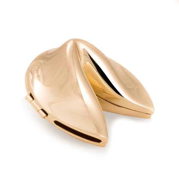 Bey-Berk Plated "Fortune Cookie" Box Desk Accessories, Bey-Berk, - Modish Store
