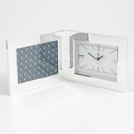 Bey-Berk Alarm Clock with Picture Frame