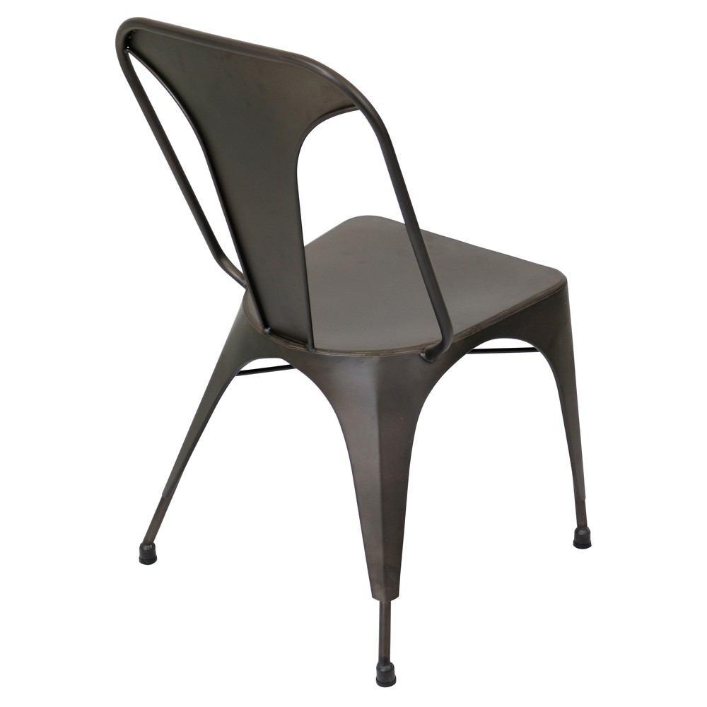 LumiSource Pair of Austin Dining Chairs Set of