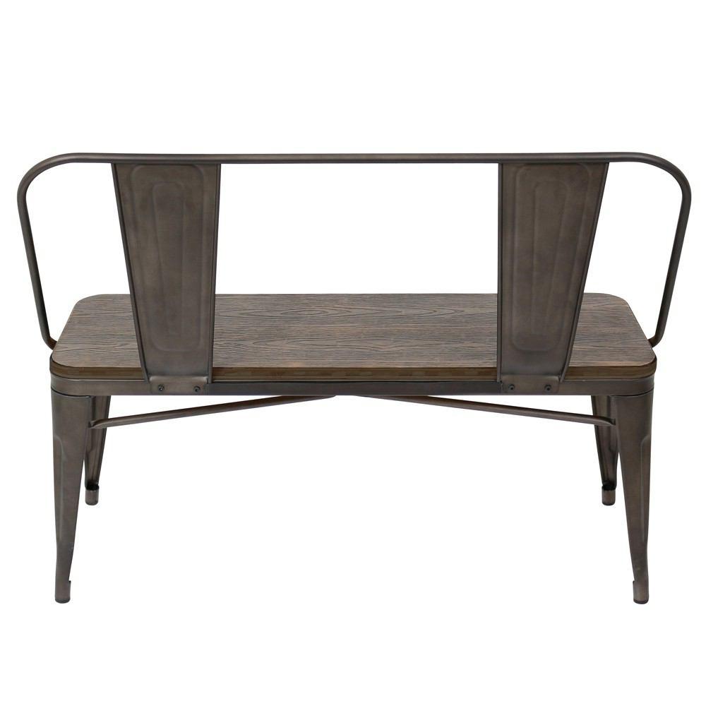 LumiSource Oregon Dining Set - Bench
