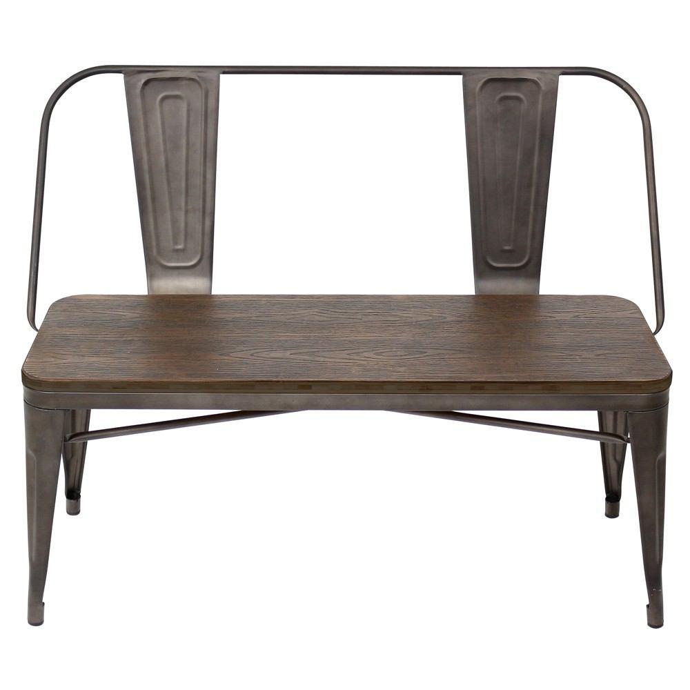 LumiSource Oregon Dining Set - Bench