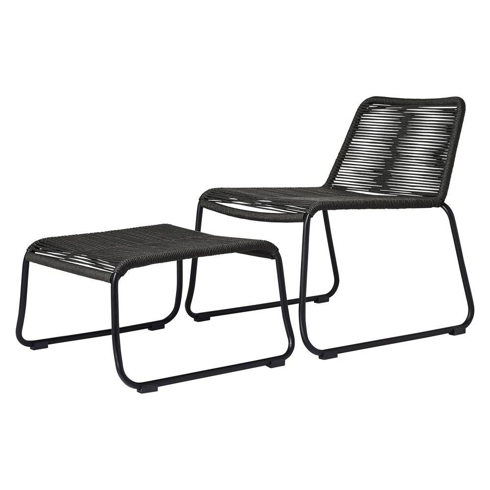 Modloft Barclay Stacking Lounge Chair and Ottoman